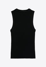 Loewe Ribbed Anagram Tank Top Black S359Y55K51VI/T_LOEW-1100
