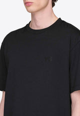 Y-3 Logo Print T-shirt Black KQ9783CO/T_ADIDY-BLK