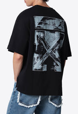 Off-White Paint Arrows Print T-shirt Black OMAA120S26JER00J/S_OFFW-0001