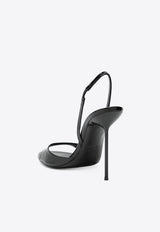 Paris Texas Lidia 105 Slingback Sandals in Patent Leather Black PX1950XVN01/T_PATEX-BLK