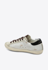 Golden Goose DB Super-Star Distressed Leather Sneakers White GWF00101F008746/T_GOLDE-12526