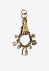 Chloé Hand and Heart Bag Charm Keyring Gold CH26AK259CB7/T_CHLOE-9DA