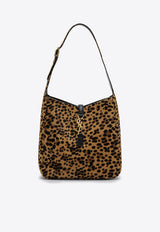 Saint Laurent Small Le 5 à 7 Leopard Print Bag in Pony Hair Leather Brown 713938AAD0J/T_YSL-2790