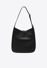 Saint Laurent Small Le 5 À 7 Leather Shoulder Bag Black 713938AACQG/T_YSL-1000