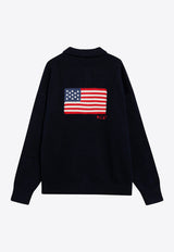 Polo Ralph Lauren USA Flag Knitted Sweater Navy 710B20258001CO/T_POLOR-NC