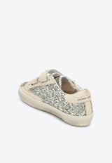 Golden Goose DB Kids Baby Girls Old School Glittered Sneakers Silver GJF00111F005314/T_GOLDE-65195