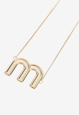 Logo Pendant Necklace