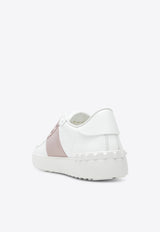 Valentino Open Calfskin Low-Top Sneakers White 8W2S0781BLU/S_VALE-834