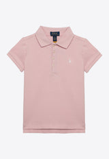 Polo Ralph Lauren Kids Girls Logo Polo T-shirt Pink 313573242011CO/T_POLOR-HP