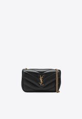 Saint Laurent Mini Loulou Quilted Leather Shoulder Bag Black 821749AAEAX/T_YSL-1000