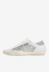 Super-Star Glittered Low-Top Sneakers