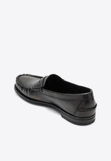 Prada Aged Leather Loafers Black 2DB239X0002HII/T_PRADA-F0Y71