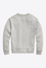 Polo Ralph Lauren Kids Boys Logo Sweatshirt Gray 323772102003CO/T_POLOR-DS
