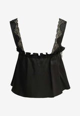 Chloé Ruffled Silk Top Black CH26AHT22008001_9062a086-82dd-4b08-8edd-978d9aff1864