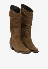 Khaite Clive Suede Mid-Calf Cowboy Boots Brown F1105-946776_e26c3066-1de3-4b90-8a21-6c85250a246e