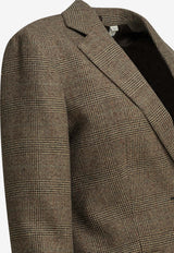 Burberry Prince of Wales Single-Breasted Blazer Brown 8127798_592b6ff3-8288-4c7f-a499-d1dbbe78143c