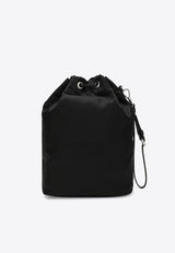 Prada Triangle Logo Re-Nylon Bucket Bag Black 1NS369R067/T_PRADA-F0002