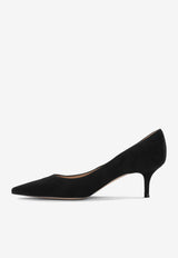 Gianvito Rossi Gianvito 55 Suede Pumps Black G2033655RICCAMNERO_97624584-984a-4b35-ad05-d378faa9c39e
