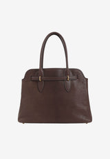 Aventure Leather Top Handle Bag