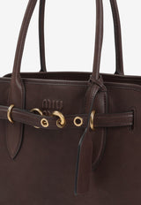 Aventure Leather Top Handle Bag
