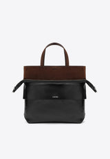 Loewe Small Switch Tote Bag in Calfskin Black BINOTOSX01LE/T_LOEW-0134
