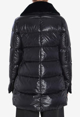 Herno Fur-Collar Puffer Jacket Black PI002140D-12017Z-9300