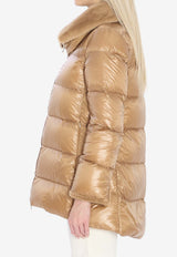 Herno Fur-Collar Puffer Jacket Camel PI002140D-12017Z-2157