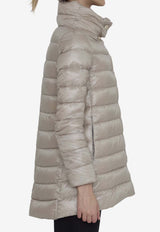Herno Amelia Quilted Down Jacket Cream PI0505DIC-12017Z-1985
