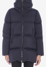 Herno High-Collar Nylon Down Jacket Black PI001959D-12456Z-9300