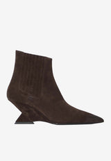 The Attico Cheope 65 Suede Wedge Boots Brown 261WSH00921-108AA-204