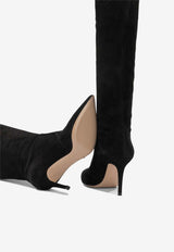Gianvito Rossi Hansen 85 Knee-High Suede Boots Black G8062685RICC45NERO_078da21a-3c2d-4b2c-a562-e879b9d891bf