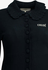 Chloé Long-Sleeved Wool Polo T-shirt Blue CH26AMC167114C3_aa7f259b-95af-4d05-add8-145bca033aa9