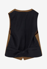 Burberry Warren Embroidered Vest Top Brown 8126169C5357_HAZELNUT_40017675