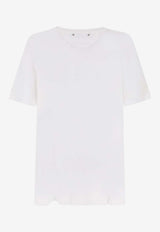 Golden Goose DB Printed Crewneck T-shirt White GUP01220P00252610359_White_41114684