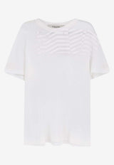 Golden Goose DB Printed Crewneck T-shirt White GUP01220P00252610359_White_41114684