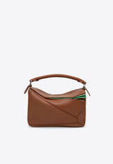 Loewe Small Puzzle Layered Shoulder Bag Brown A510S21XDQLE/T_LOEW-0220