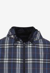 Newport Reversible Check Hooded Jacket