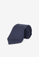 Kiton Ciro Paone Silk Logo Tie Blue UCRVKRC07L1808_Red_42176763