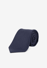 Kiton Ciro Paone Patterned Silk Tie Blue UCRVKRC07L1801_Red_42176764