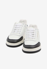 Saint Laurent SL/61 Smooth Leather Low-Top Sneakers White 845537-00NI0-9061
