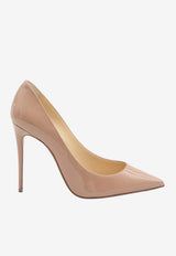 Christian Louboutin Kate 100 Patent Leather Pumps Nude 3191411-PK20-NUDE