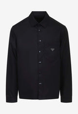 Triangle Logo Buttoned Shirt