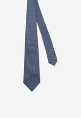 Kiton Ciro Paone Patterned Silk Tie Blue UCRVKRC08L1302_Red_42176862