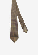 Kiton Ciro Paone Micro Pattern Silk Tie Multicolor UCRVKRC08L1306_Red_42176931