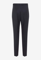 Pinstripe Slim Tailored Pants