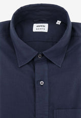 Aspesi Buttoned Casual Shirt Blue CE65D01185098_Blue_54418032