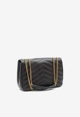 Saint Laurent Large Loulou Quilted Shoulder Bag Black 803541-AAEAX-1000