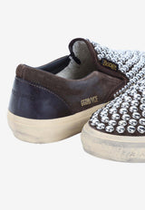 VCE Studded Leather Slip-On Sneakers