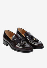 Sibyl Polished Leather Tassel Loafers