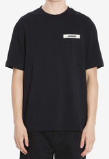 Jacquemus Gros Grain Logo T-shirt Black TSM00133A-J00226-990